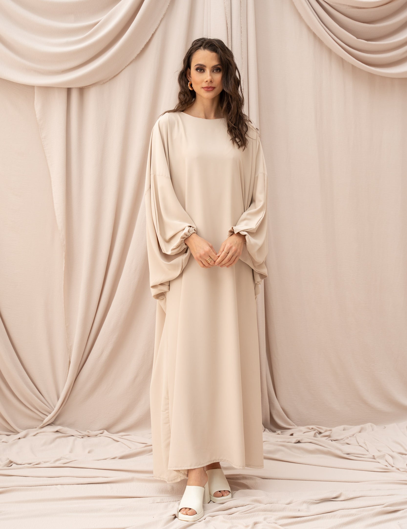Abaya Min - Soie de médine