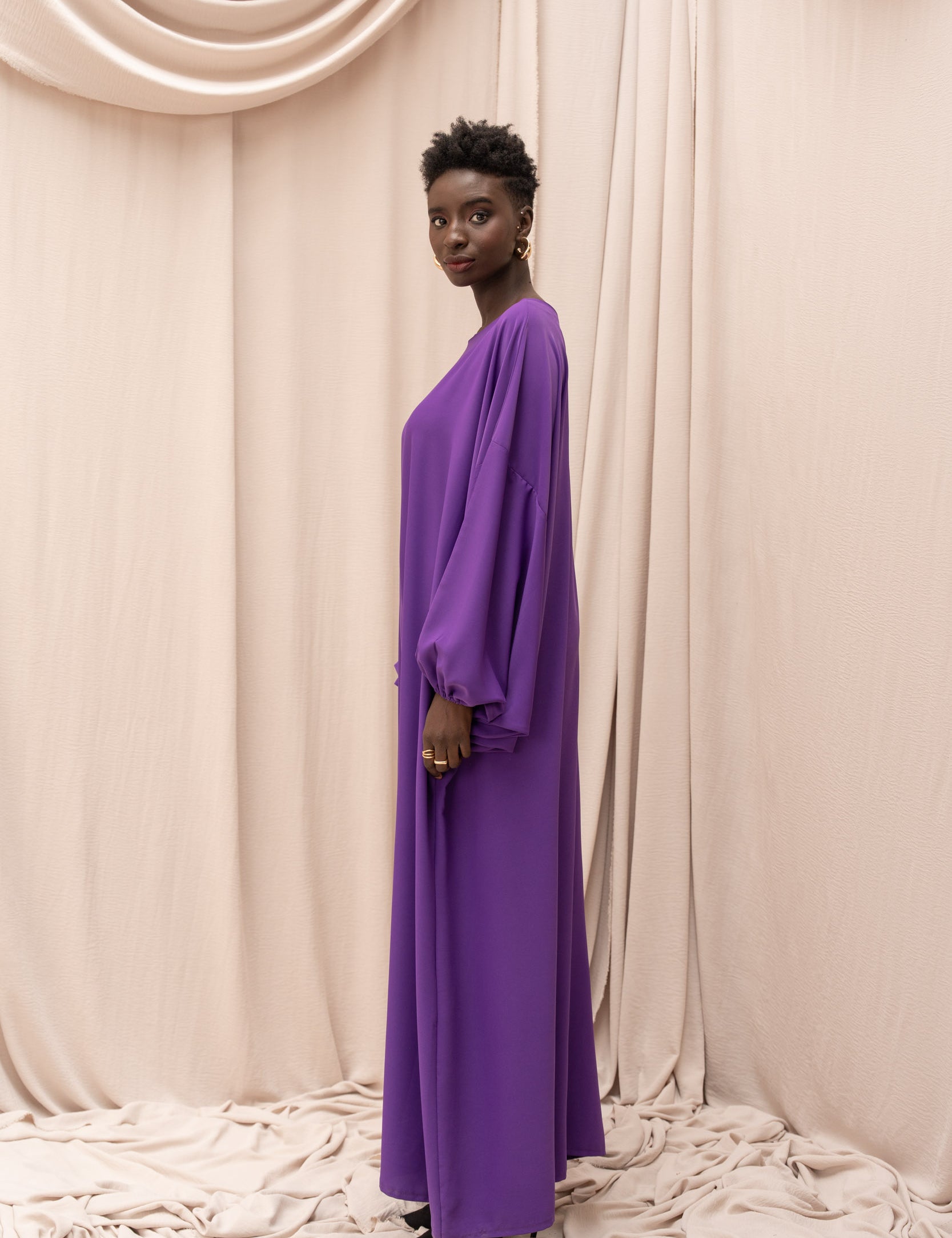 Abaya Min - Soie de médine
