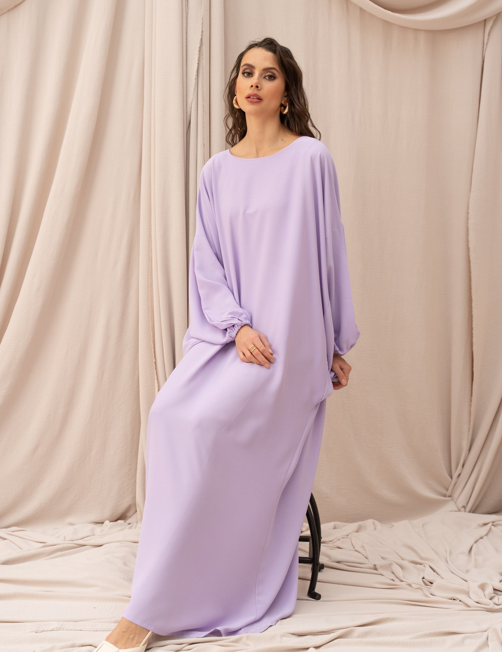 Abaya Min - Soie de médine
