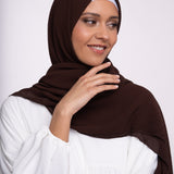 Hijab - Pleated muslin